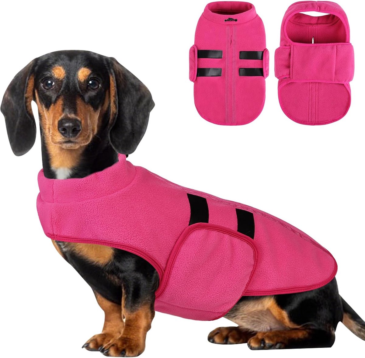 Honden Trui, Ajusteerbare Warme Winterjas voor Kleine, Middelgrote en Grote Honden, Tekkel Vest
