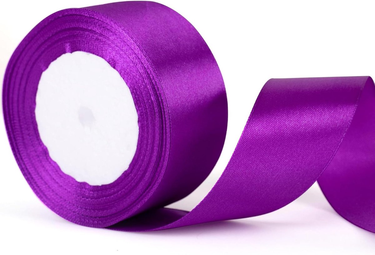 40 mm breed donkerpaars lint, paars Halloween-lint voor cadeauverpakkingen, haaraccessoires, boeketten, huwelijksdecoraties, taarten, Halloween-cadeauverpakkingen
