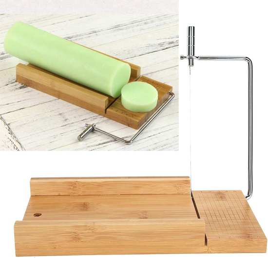Zeepsnijder met draad, professioneel zeepsnijgereedschap Zeep DIY-snijder, benodigdheden voor het maken van zeep voor doe-het-zeep, kaas, kaars — afbeelding 3