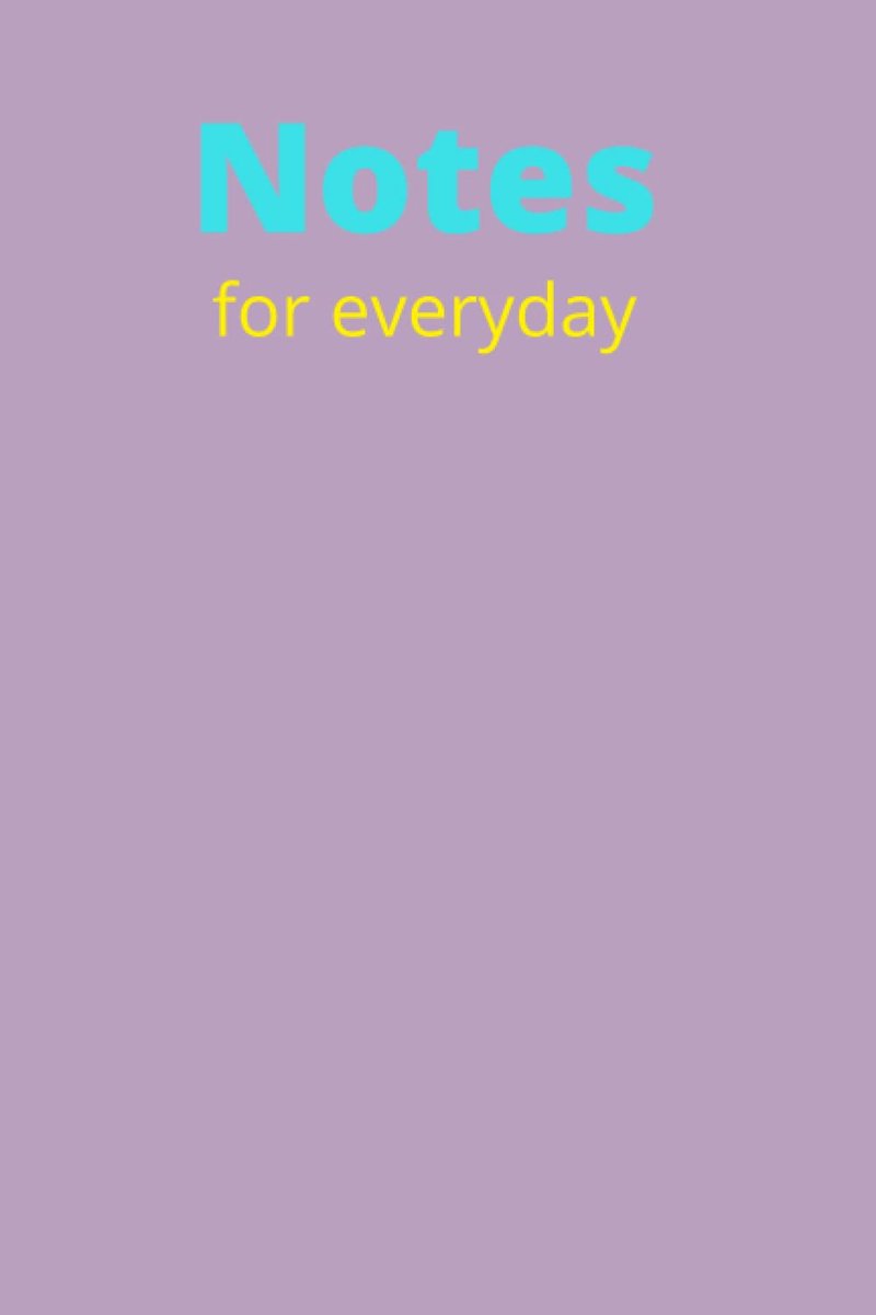 For everyday: Pastel notes with lined paper