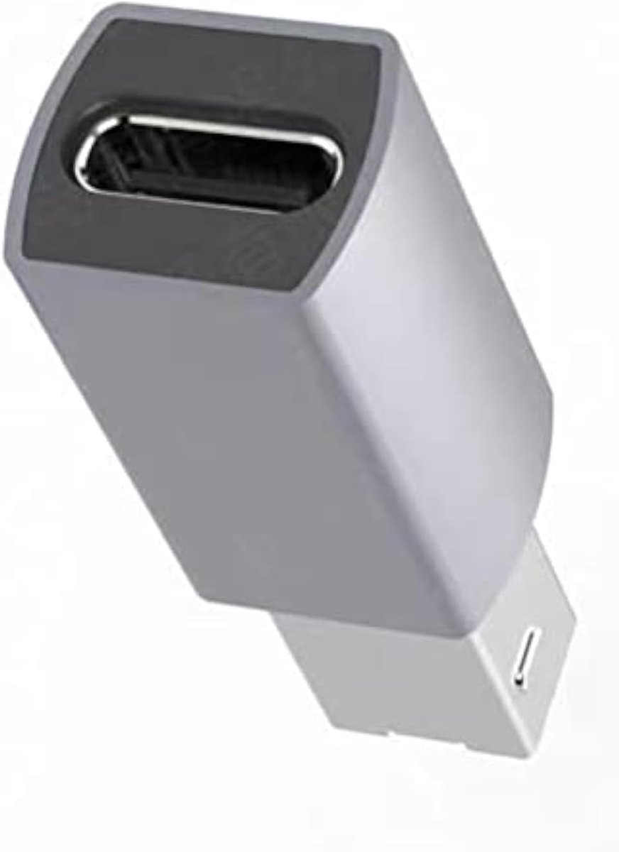 Adapter USB-C naar USB 2.0 B, bus naar stekker, 480 Mbit/s, aluminium, kleur: Space Grey