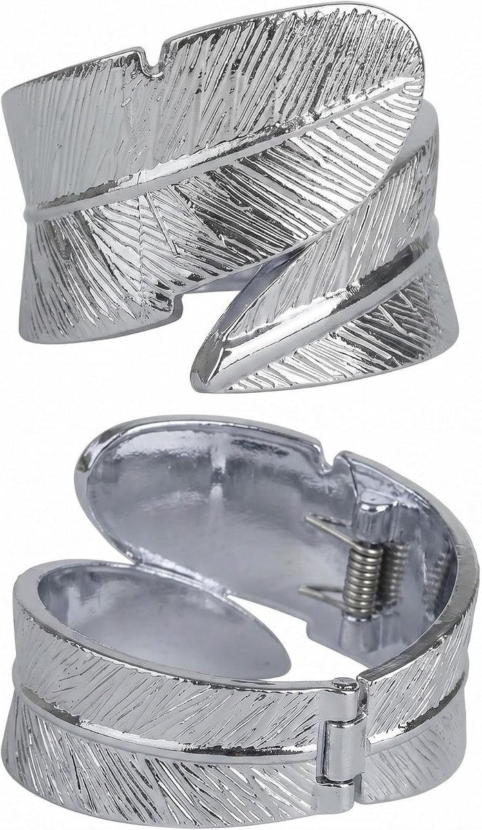 2 stuks gordijnhouders, gordijnen, veer, legering, clip, gordijnhouder, wandhouder, decoratie, 65 x 55 x 50 mm (zilver)