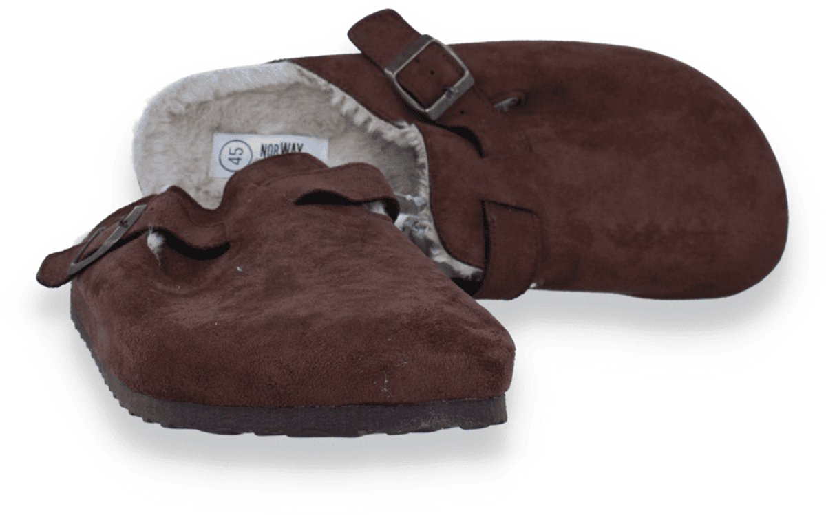 Mode-mania Heren Pantoffel | Bruin | Maat: 41