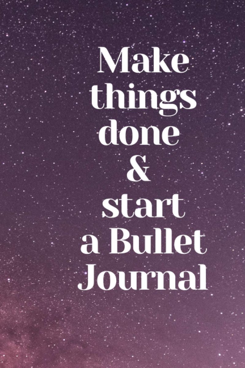 Things done & start a bullet journal: Dot Grid Notebook