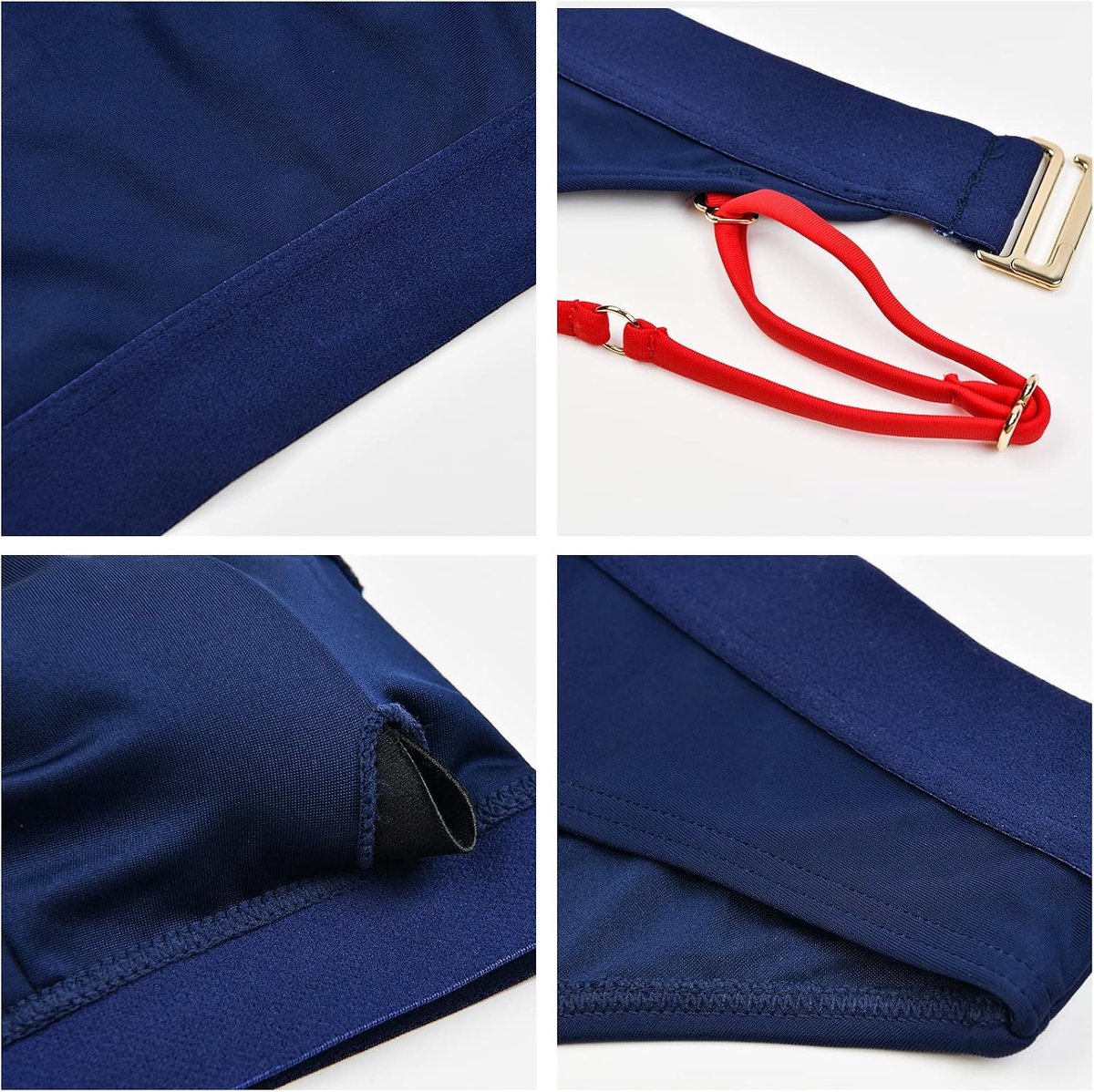 Bikini voor dames, triangel, brede band onder de borst, badmode, badpak