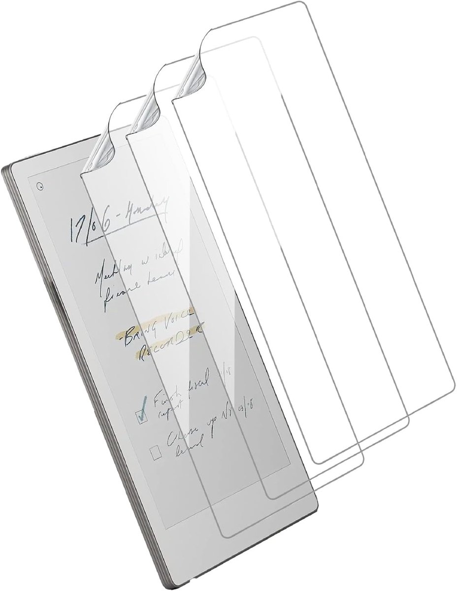 [3 stuks beschermfolie compatibel met Remarkable Paper Pro Move 7.3, ultradun, flexibel TPU, krasbestendig, compatibele hoes, oliebestendig, glad - helder