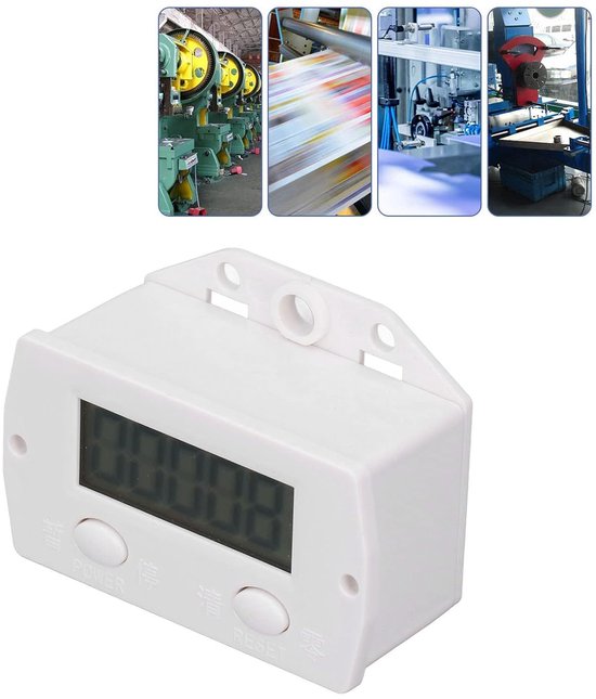 Teller voor breimachine, 0-99999, digitale magnetische inductie, nabijheidssensor, elektronische teller, digitale totalisator — afbeelding 2