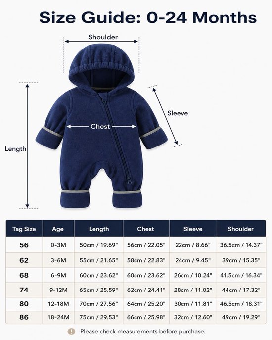 Pasgeboren Baby Jongens Meisjes Fleece Romper Een Stuk Hoodie Jumpsuit Baby Lente Herfst Pramsuit 0-24 Maanden — afbeelding 2