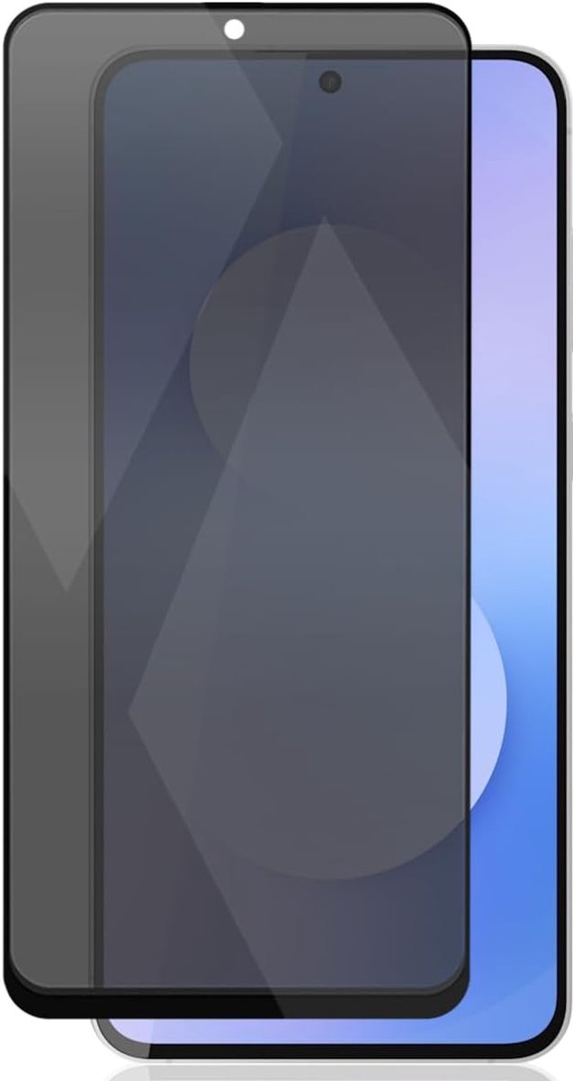 1 stuk privacy gehard glas voor Samsung Galaxy S25 FE, anti-spy displaybeschermfolie, hardheid 9H, krasbestendig, anti-vingerafdruk, compatibel met hoes, anti-spy displaybescherming
