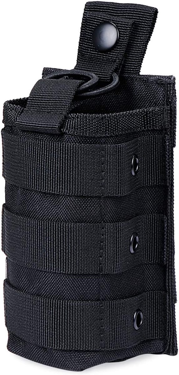 Universele Radio Holster Pouch Houder, 1000D Nylon Militaire Molle Radio Case voor Baofeng Motorola Midland CB Walkie Talkies (1 Pack)