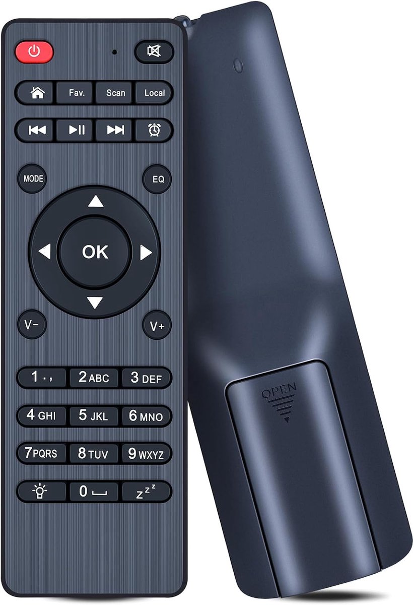 Afstandsbedieningsset voor VR-radio-ontvanger, voor wifi-HiFi-ontvanger en internetradio IRS-710.HiFi IRS-IRS-711