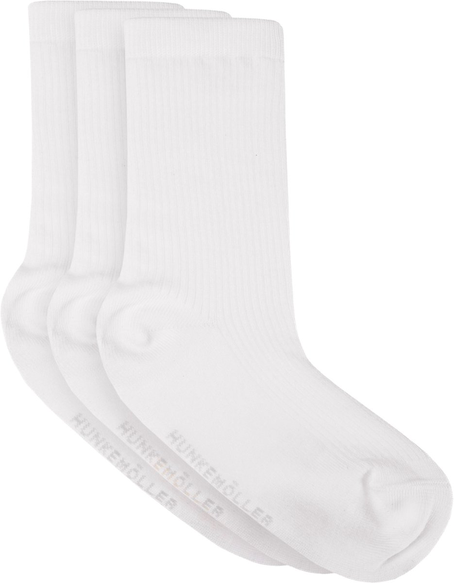 Hunkemöller 3-Pack Cotton Crew Socks Wit