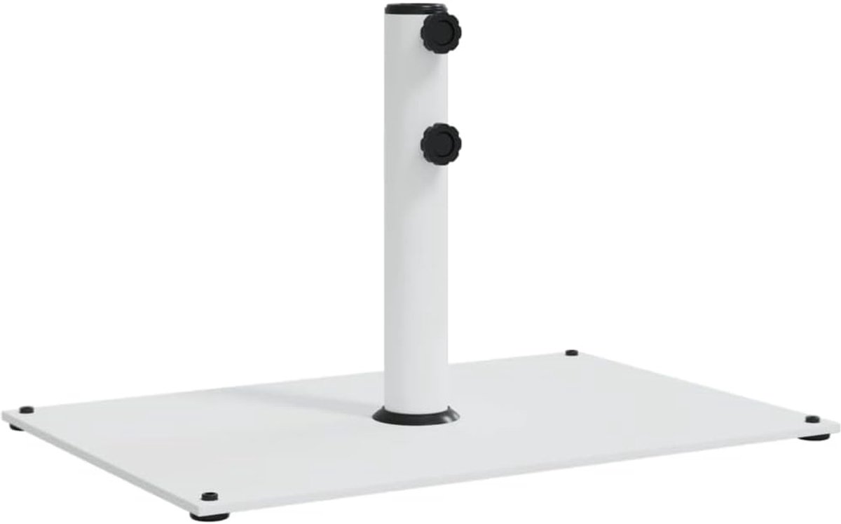Parasolvoet 15 kg van duurzaam staal met klemknop, geschikt voor masten Ø 32/38/48 mm, 3 adapters inbegrepen voor optimale stabiliteit, ook bij wind.