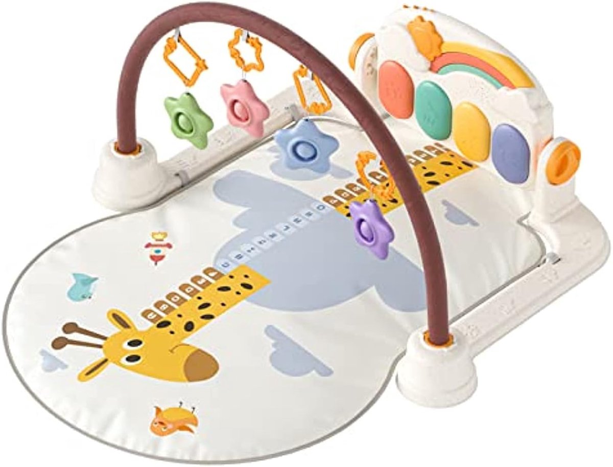 Speelmatten Activiteit Gym Geluiden Lichten Muziek Kick and Play Piano Kinderen Hangende Rammelaars Kruipmat Zachte Dikke Peuter Pasgeboren Jongens Meisjes