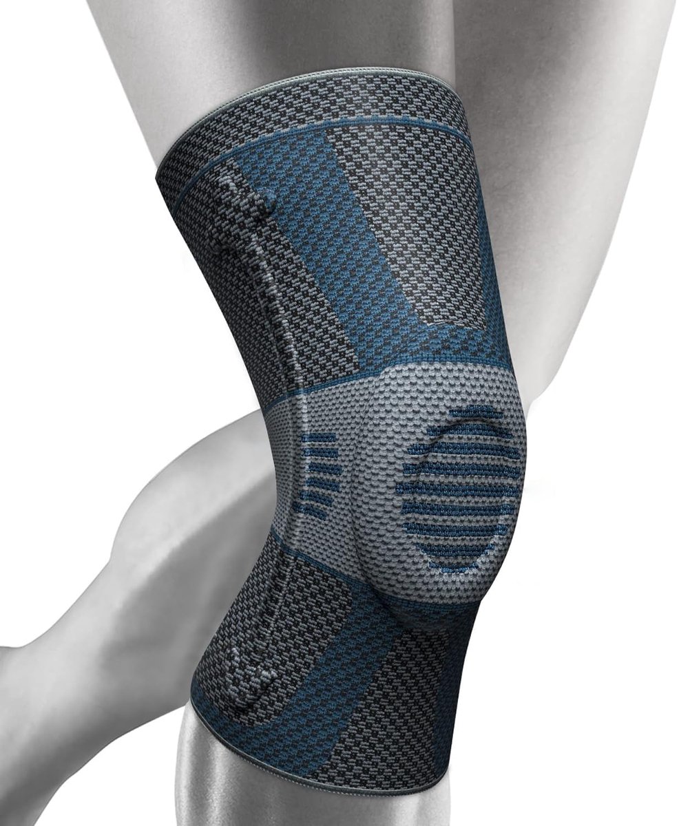 Kniesteun, gecomprimeerde kniebrace met patella gelpads en zijstabilisatoren, medische kniebeschermers voor hardlopen, meniscusscheuren, artritis, gewrichtspijn, ACL, herstel