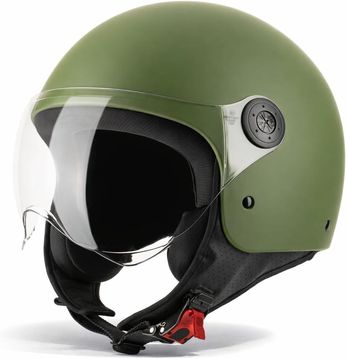 Duoro Jethelm met Vizier ECE 22.06 | Scooter Helm Snorfiets Brommer | Motorhelm in XS-XXL voor Dames en Heren
