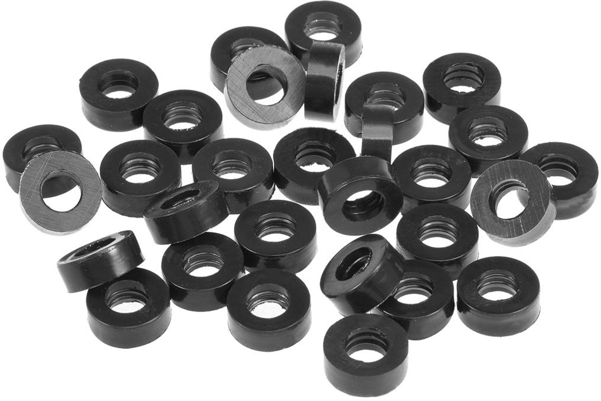 Platte sluitringen afdichtingen assortiment afdichtringen O-ring kit 20 mm OD 2,2 mm 6mmx12mmx4.5mm