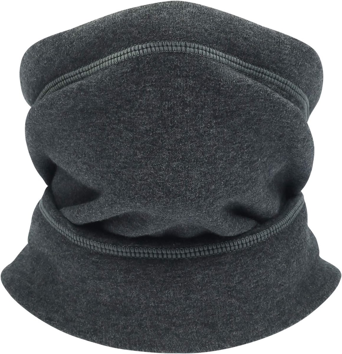 Thermo fleece halswarmer, voor de winter, fleece voering, nekwarmer, sjaal, elastische halsmanchet, winddichte ski-halswarmer, bivakmuts voor dames en heren, universele maat