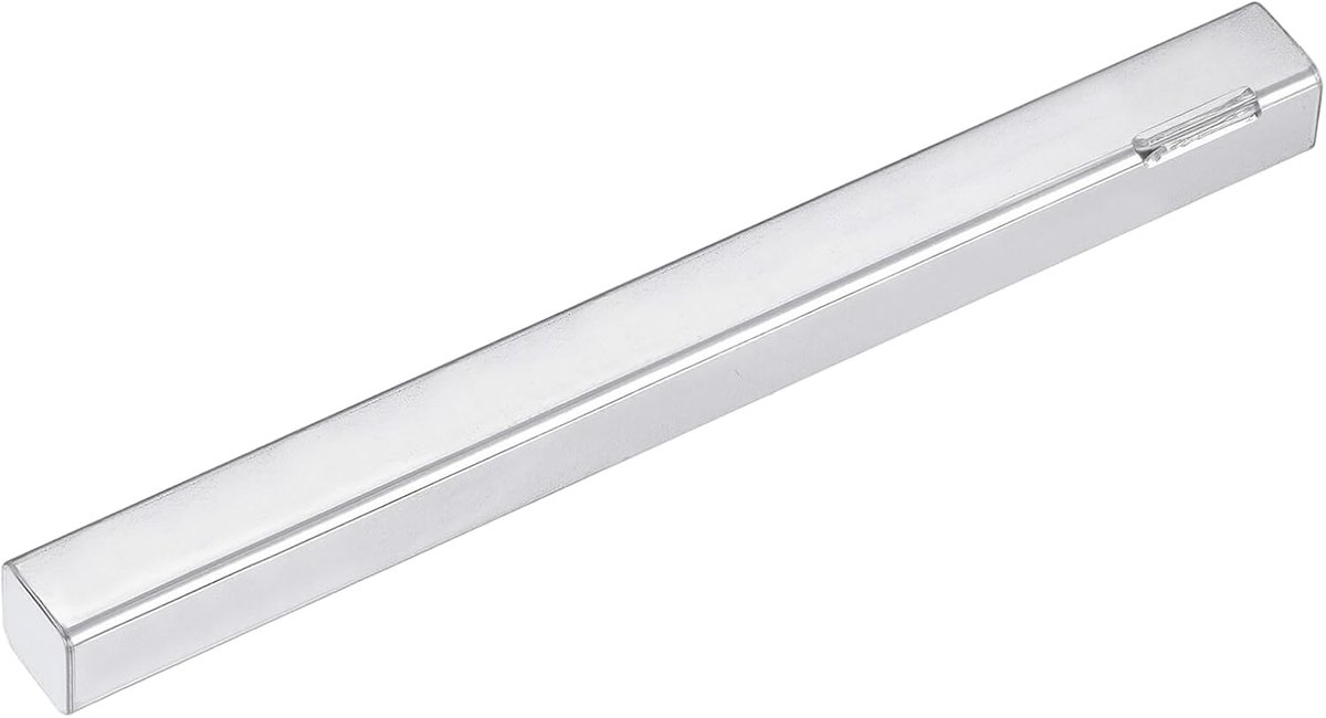 1 stuk stang voor deurgreep, reservestang voor deurgreep, 80 x 7 mm, vervanging voor deurklink voor dikke deuren 4 mm, zilver