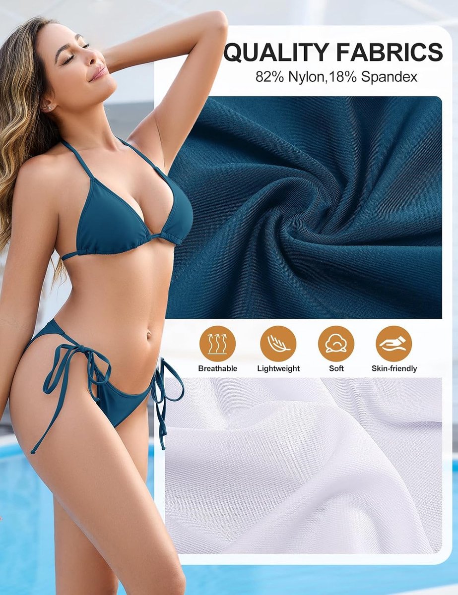 Dames set triangel sexy tweedelig badpak string push-up bikini rugvrije bikini top verstelbare tanga badmode
