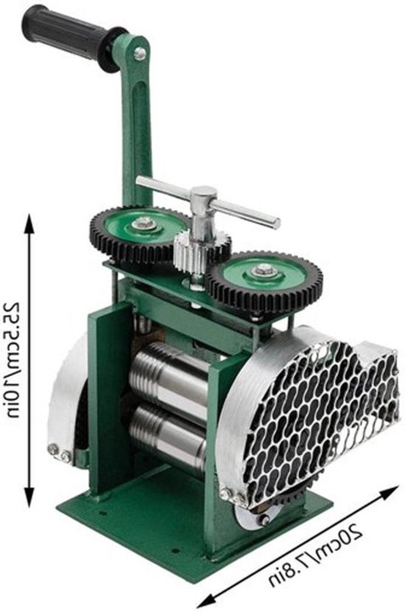 Rolmachine Sieraad – Sieraad Rolmachine – Metaal Rolmachine – Handmatige Rolmachine – Drie-In-Eén Rollersysteem – Hittebehandeld Staal