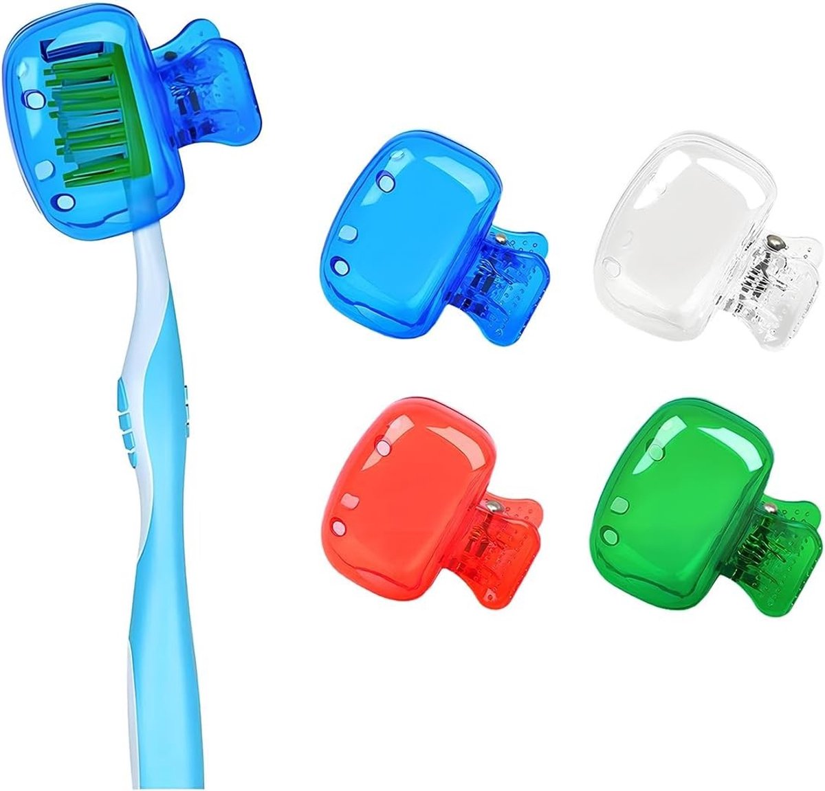 Tandenborstelbeschermhoes - Multi kleur - Geschikt voor Hand- en Elektrische Tandenborstels - Voor Thuis, Reis en Camping