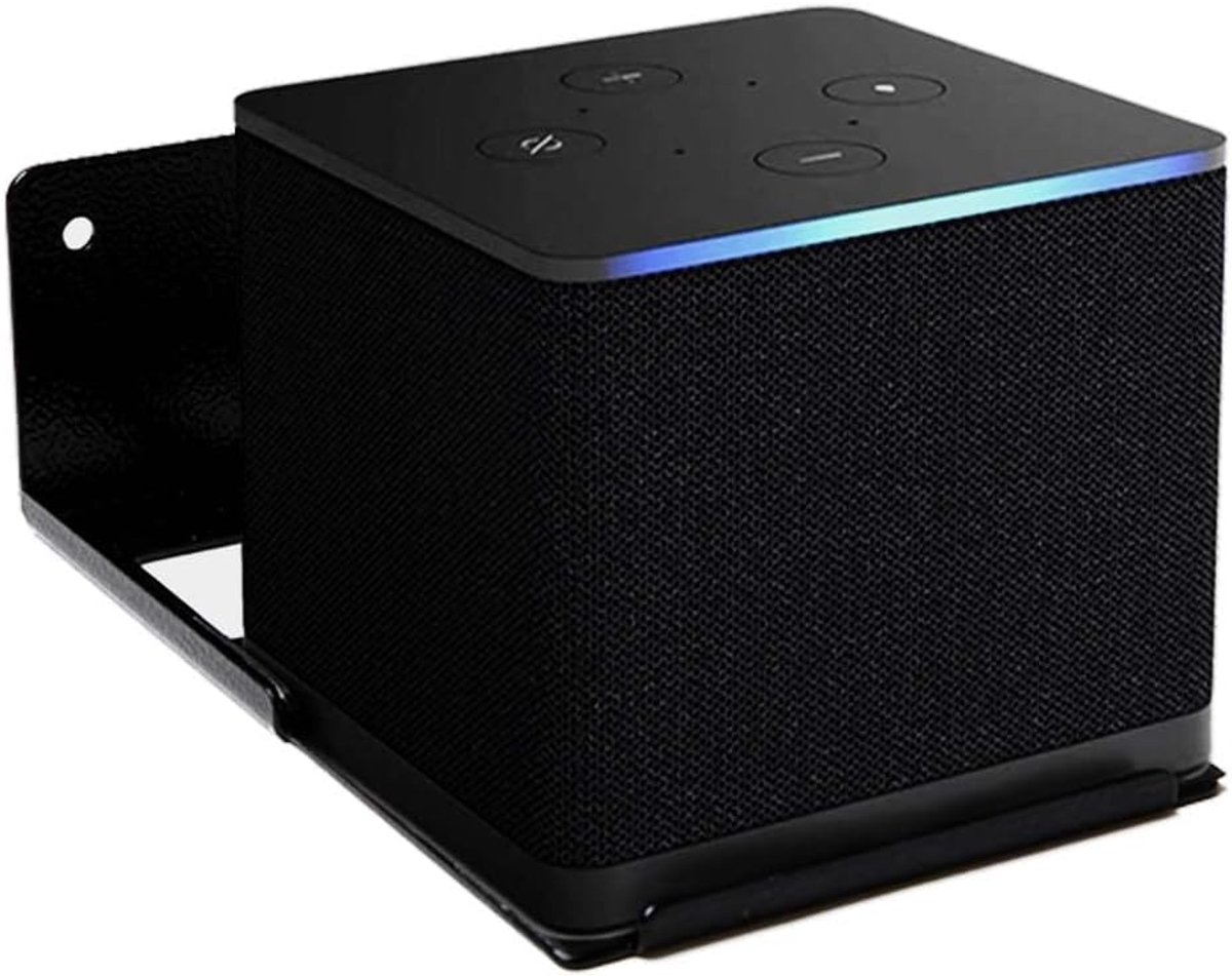 Metalen Hangende Fire TV Cube Wandbevestiging | Geschikt voor 1e,2e& 3e Generatie Fire TV Cube-Bespaar Ruimte voor Meubels en Muur