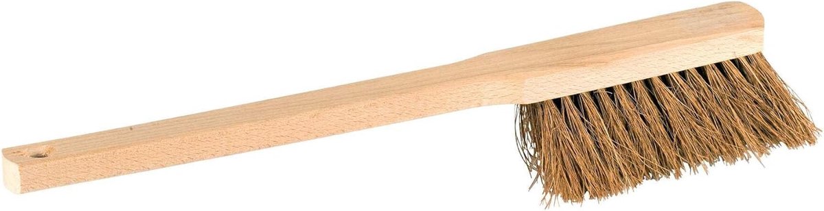 Professionele Brush 212710 Handveger met lange steel (van beukenhout, lengte 43 cm, met ophanggat, ongelakt, stabiele uitvoering, tuingereedschap)