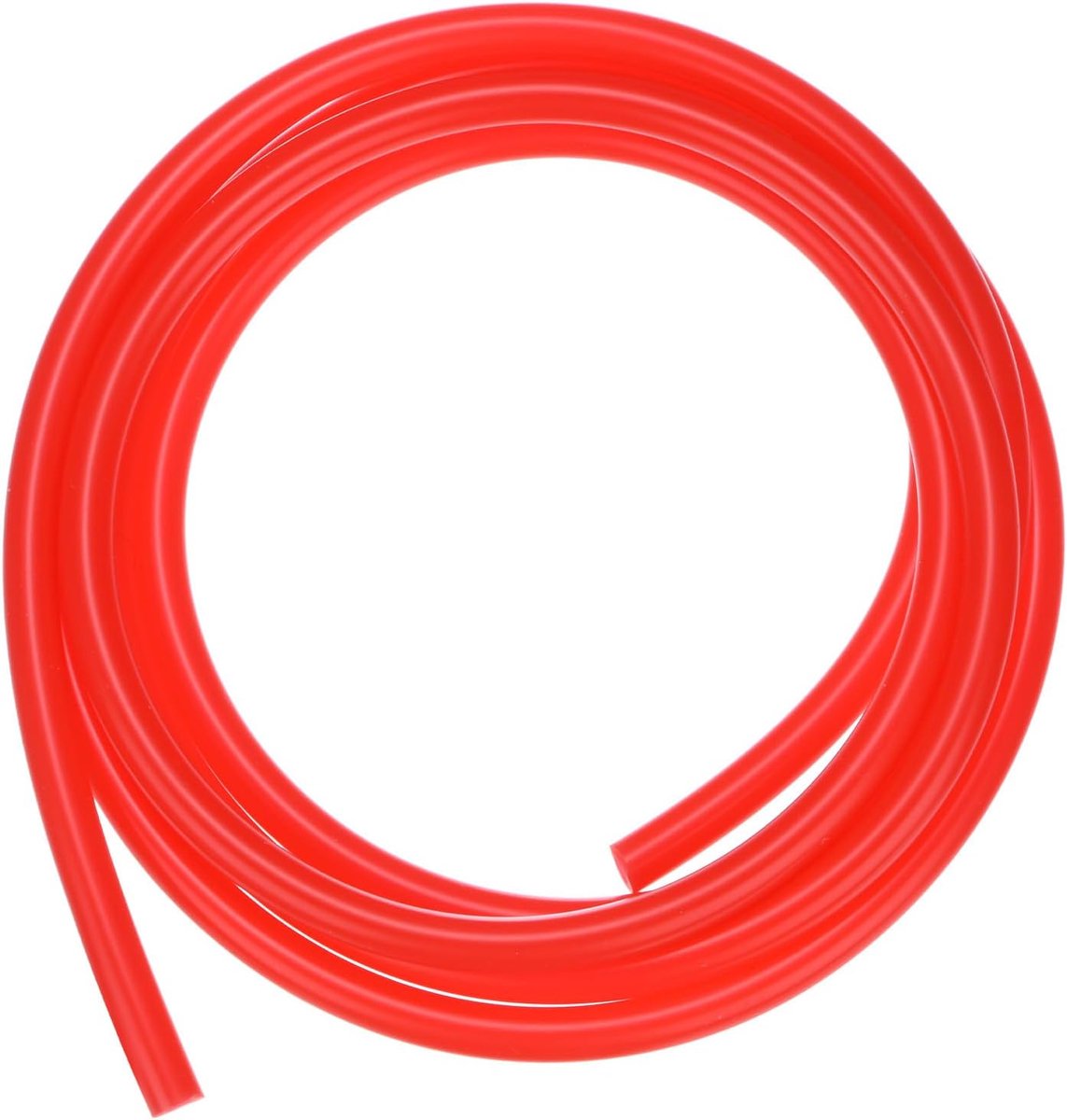 Siliconen buis, 1/8" (3 mm) ID x 1/4" (6 mm) OD siliconenrubber vacuümbuis, 5 ft (1,5 M) hoge temperatuur waterluchtslangpijp voor pomp/vloeistofoverdracht, thuisbrouwen/wijnmaken [rood]