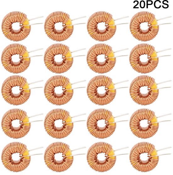 100Uh Toroïde Inductor Draad, 20Pcs 0.6mm Diameter Koperen Inductor Draad Wrap Inductie Spoelvervanging, Toroïde Kern Inductoren Voor Pcb Circuit Board — afbeelding 5