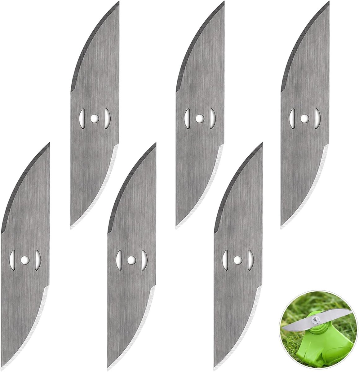 Metalen Grastrimmermessen - 150 mm - Stalen Reservemessen voor Grastrimmer - Voor Tuinonderhoud