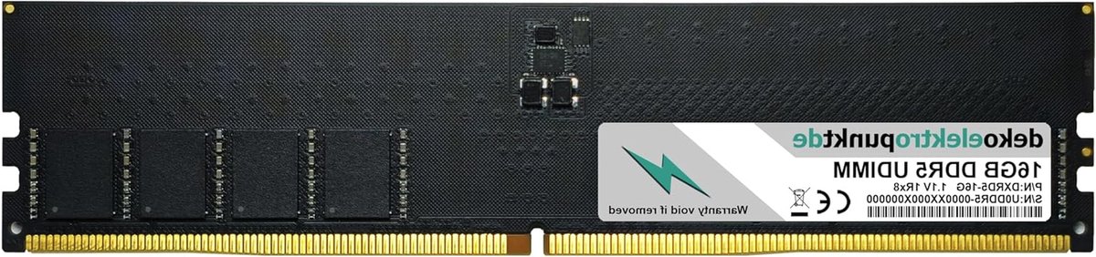 RAM geheugen module - Geheugenuitbreiding PC - Computer sneller maken - DDR5 UDIMM - 16GB - Niet gespecificeerd