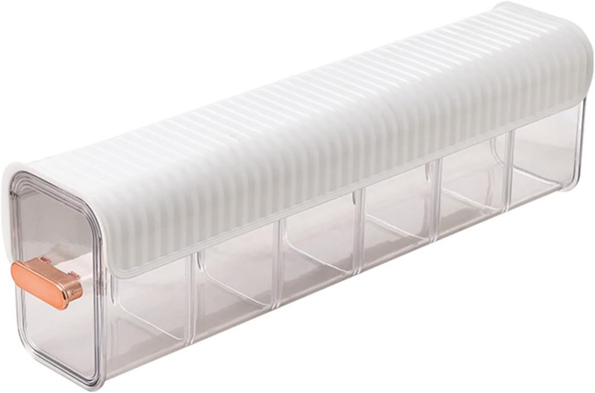 Lade-organizer aan de Muur, Opbergdoos voor Ondergoed en Kleding, Sokken, Stropdassen, 36 x 10 x 8 cm (Wit)