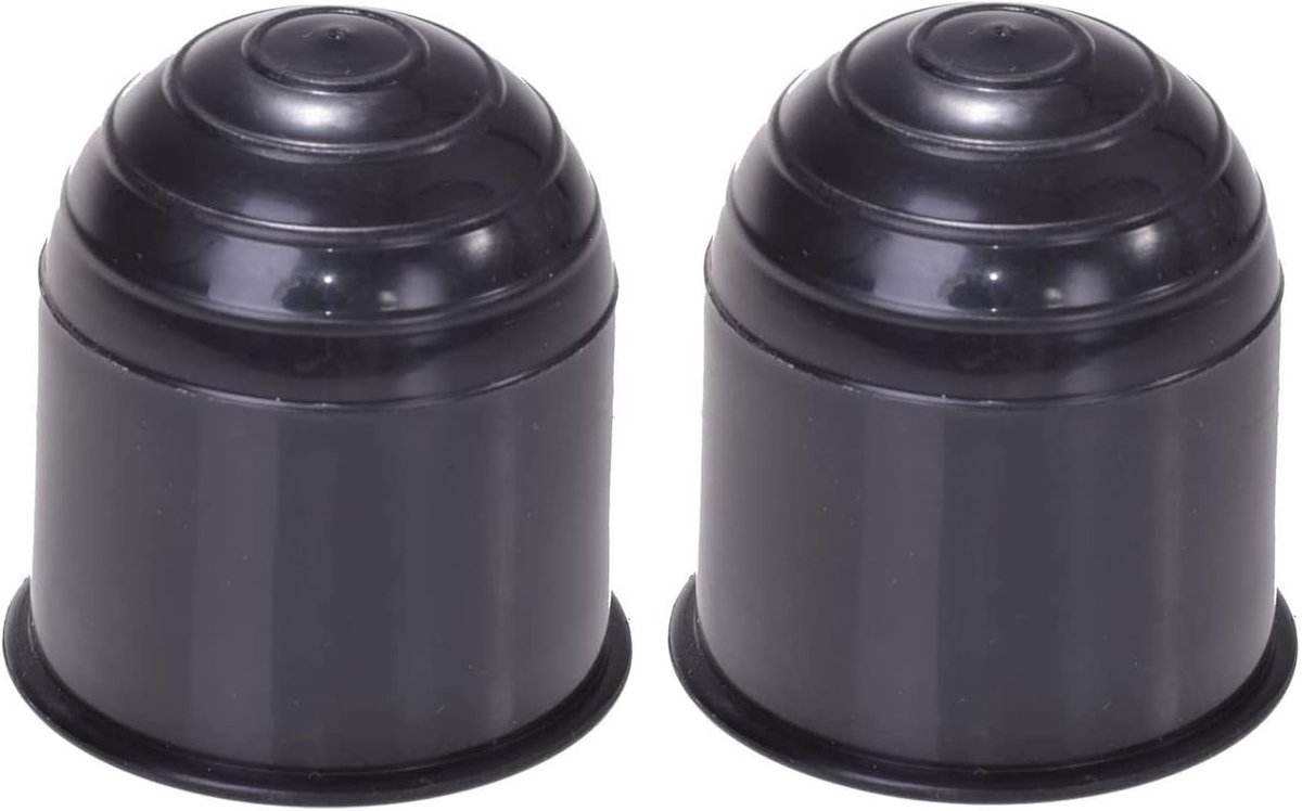 2 x universele trekhaakafdekking 50 mm trekhaak kogelafdekkap aanhangwagen trekhaak caravan aanhangwagen kap kunststof trekhaak cover van nylon