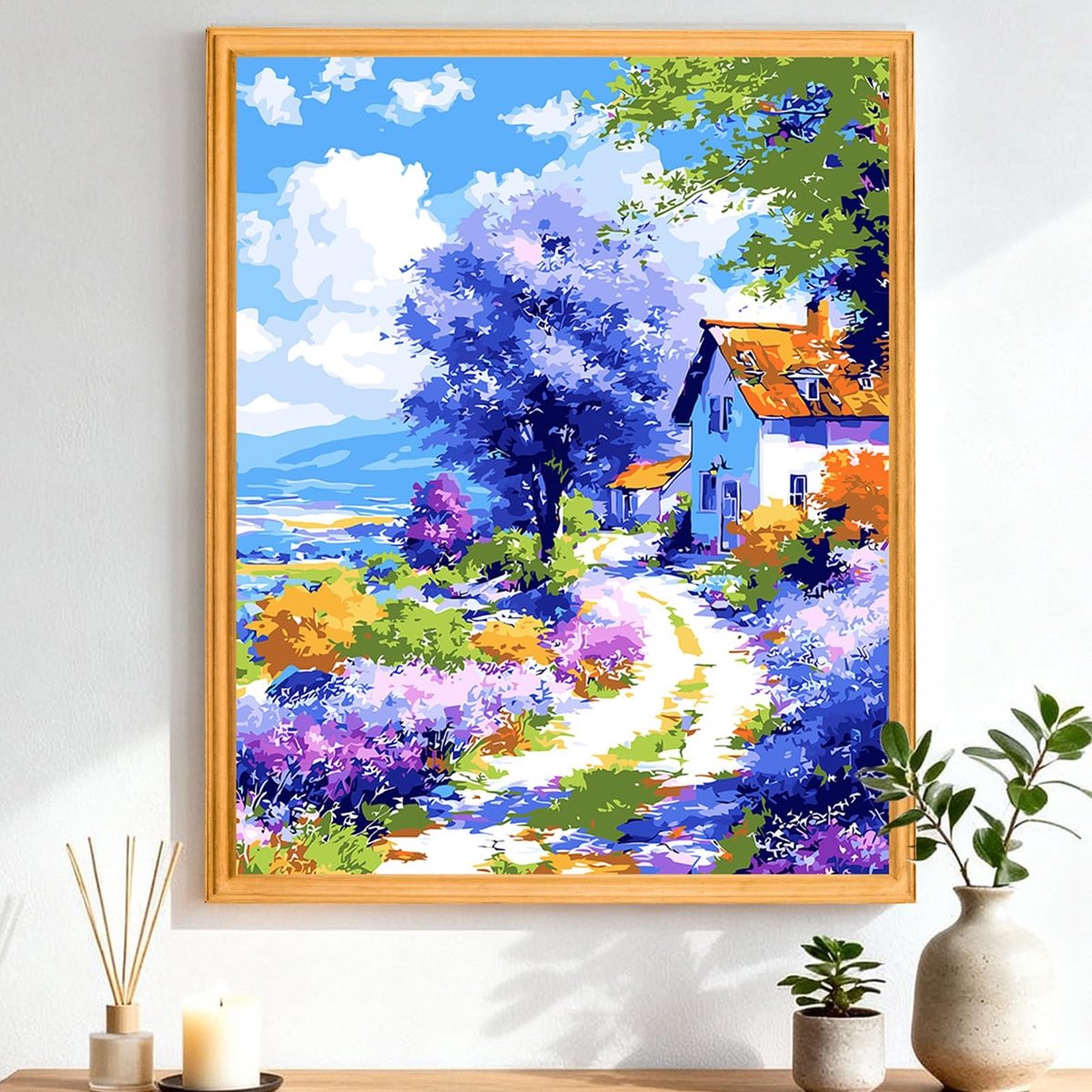 SolidKeus - Schilderen op Nummer Landschap 40x50 cm voor Volwassenen