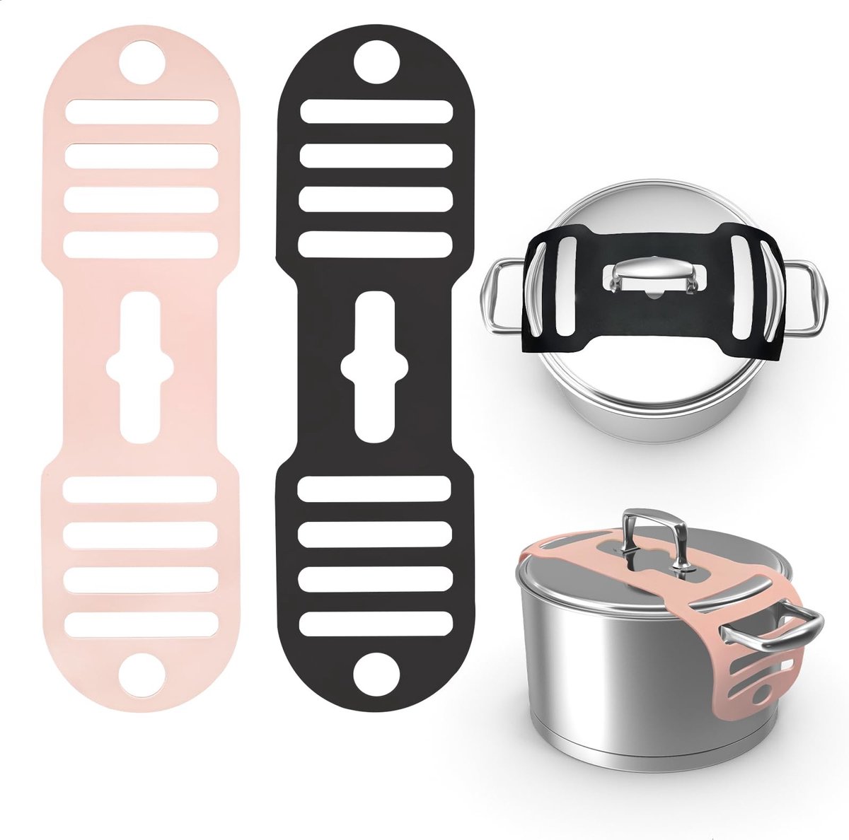 SolidKeus - Universele Silicone Bevestiging voor Keukenaccessoires