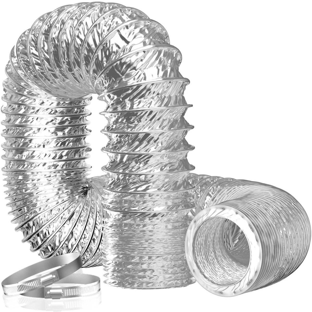 SolidKeus - Flexibele Aluminium Ventilatieslang van 100mm voor Diverse Toepassingen