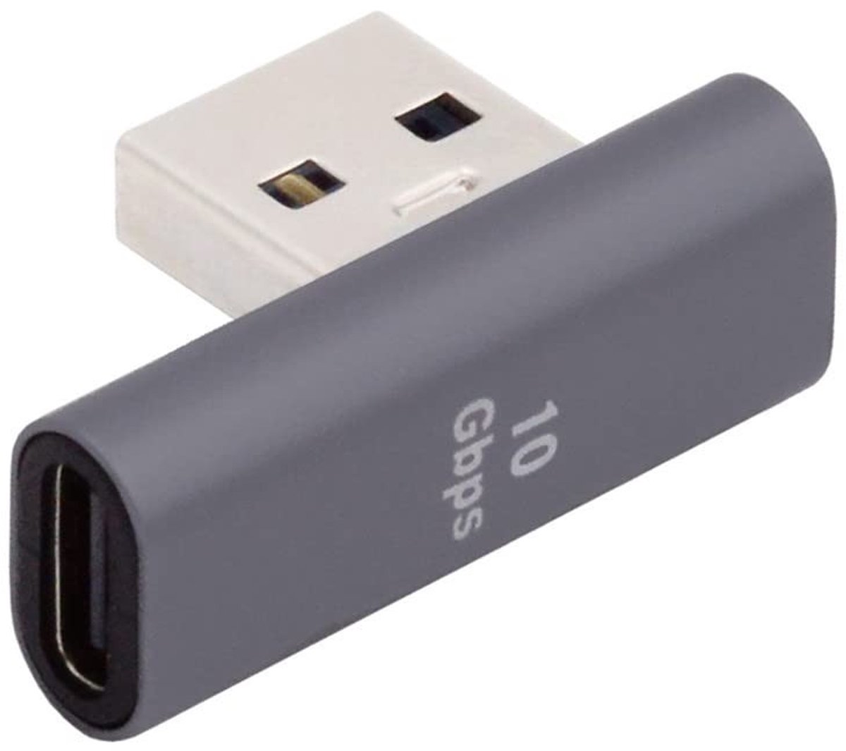SolidKeus - USB-C naar USB 3.0 A Male Adapter 90 Graden Hoek