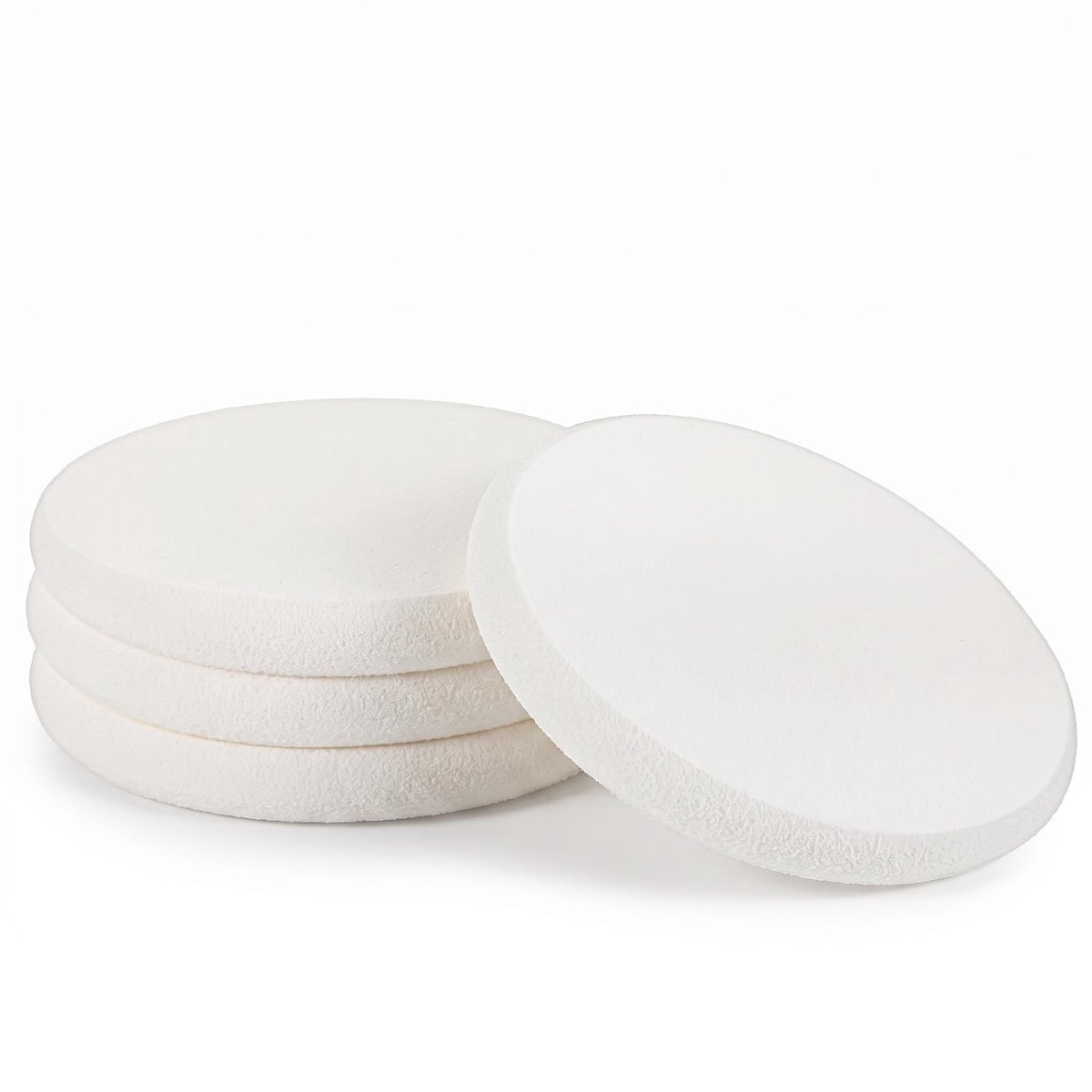 SolidKeus - Set van 4 Ronde Make-up Sponsen voor Perfecte Applicatie