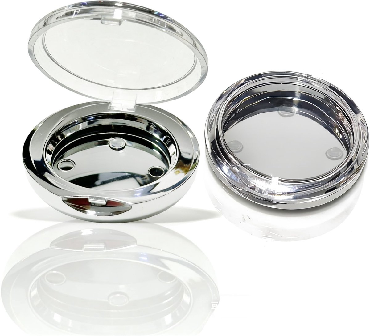 SolidKeus - Set van 15 Lege Ronde Plastic Blush Cases voor Oogschaduw