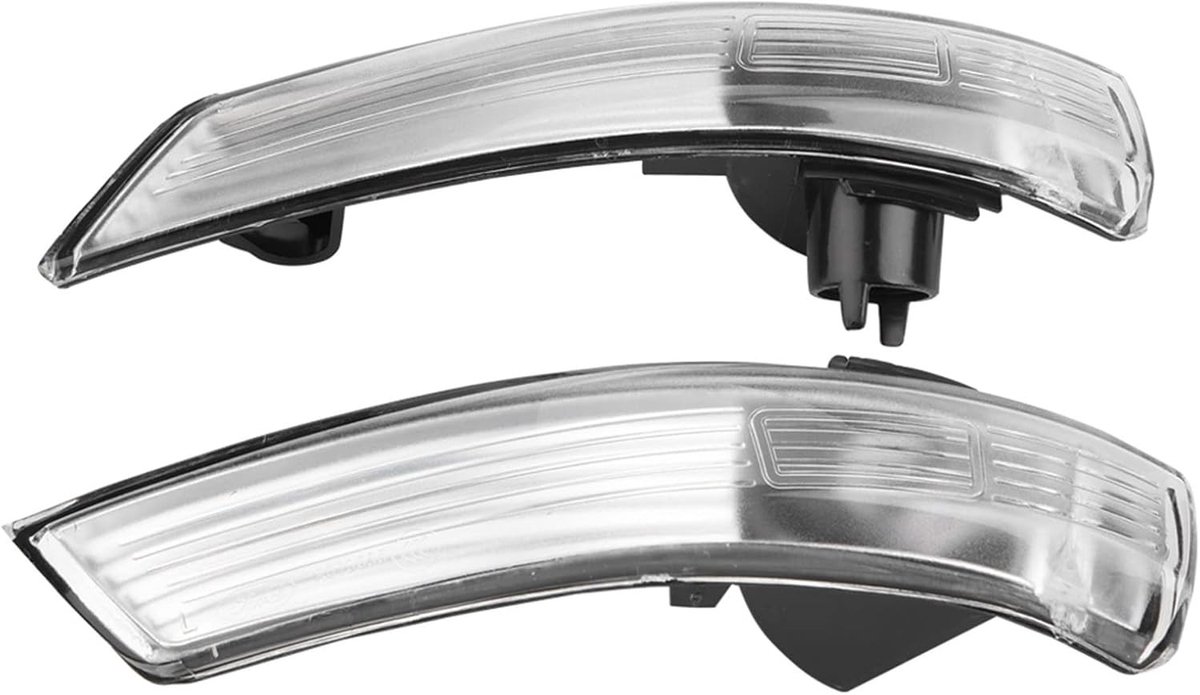 Spiegellicht Cover voor Auto - 1 Paar ABS Wing Mirror Indicatoren met Duidelijke Knipperlicht Lens voor Ford Focus 2008-2018, Verlichting, Accessoires, Veiligheid