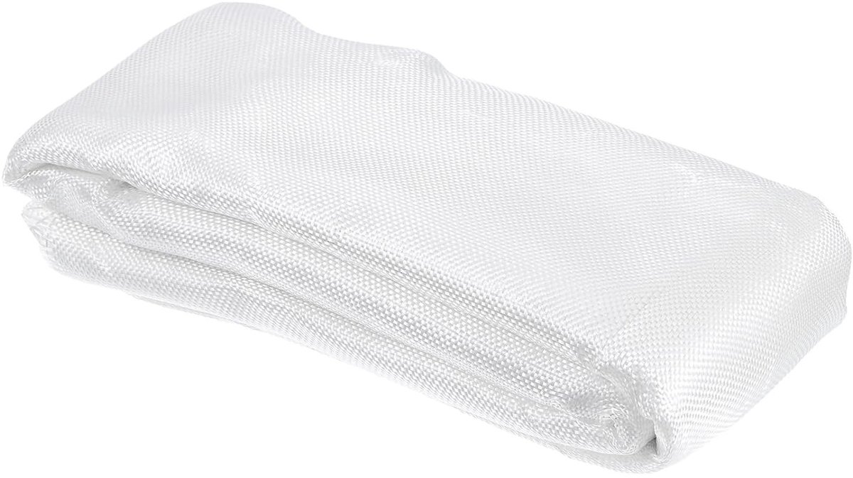 Fiberglasweefsel 200g 9m x 1m x 0.18mm voor Bootreparatie, RC Vliegtuigen en Badkuipen - Duurzaam en Glad Fiberglasmateriaal