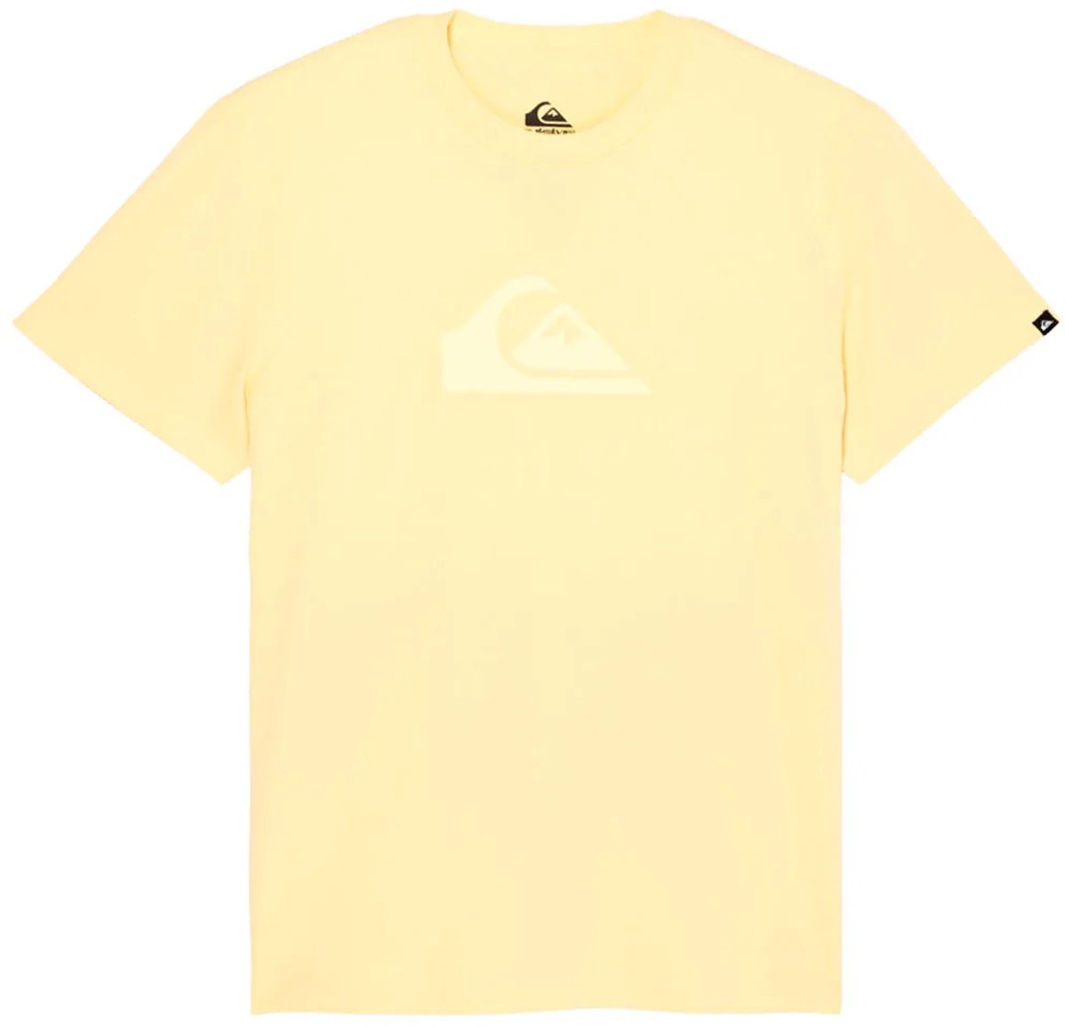 Quiksilver Evo Comp Logo T-shirt Met Korte Mouwen S Man Straw