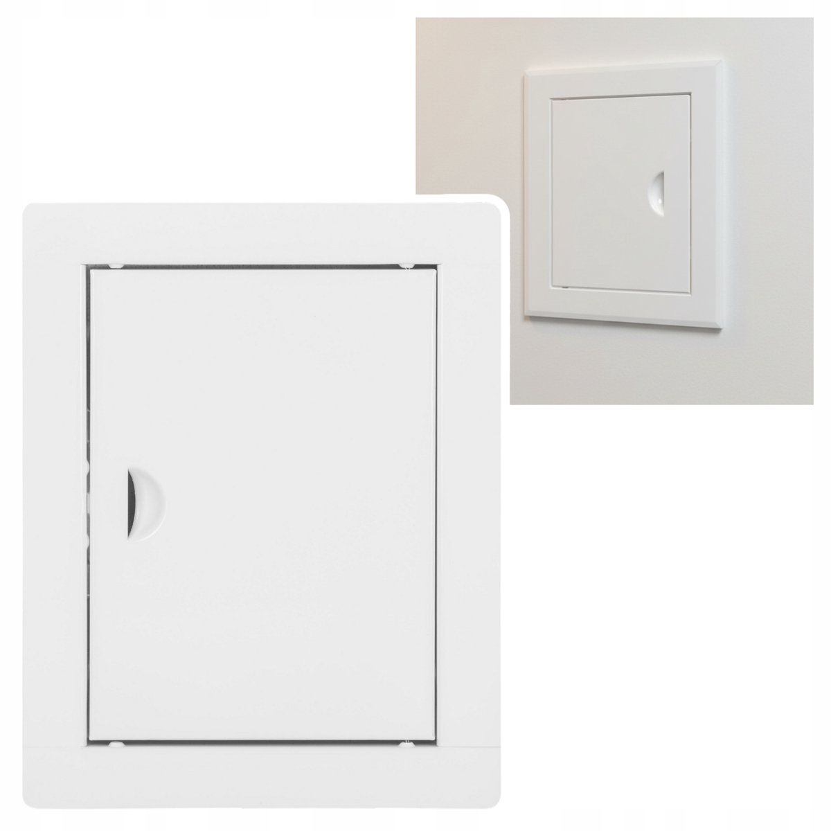 Witte ABS Inspectieluik 20x25cm - Esthetisch en Duurzaam