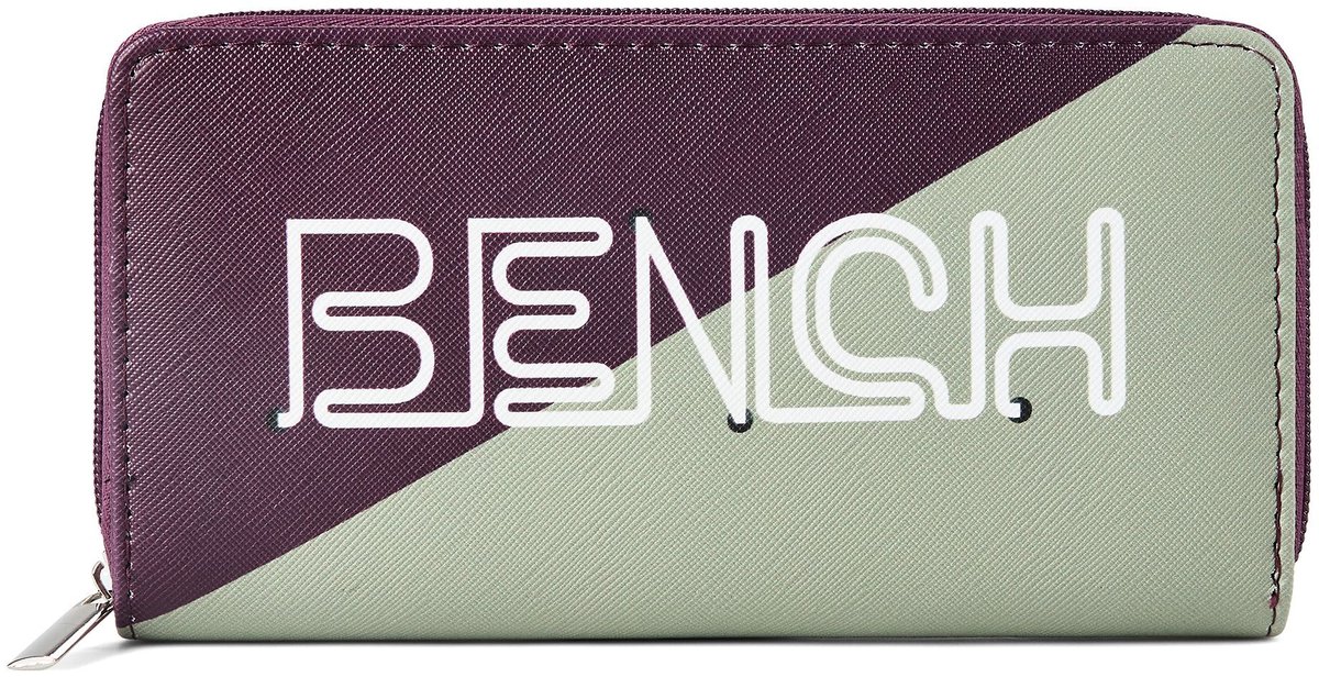 Bench Portemonnee 19 cm - Dames - Horizontaal - pflaume