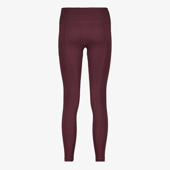 Osaga seamless dames yoga legging bordeauxrood - Maat XL van Osaga — afbeelding 3