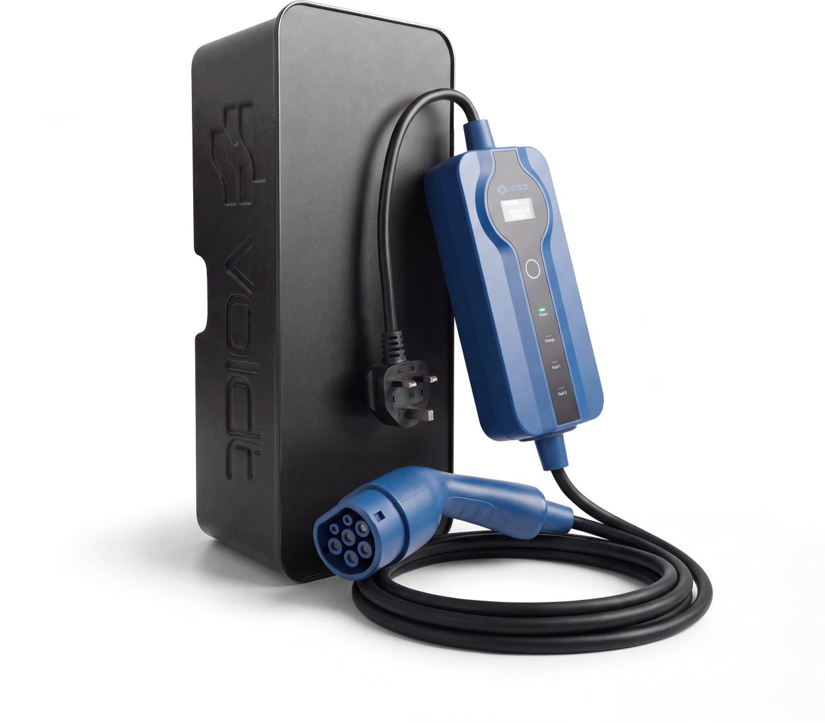 Voldt® Boxx inclusief mobiele laadkabel - Type 2 laadkabel 5 meter - Inclusief opbergbox - 16A 3.7kW vermogen