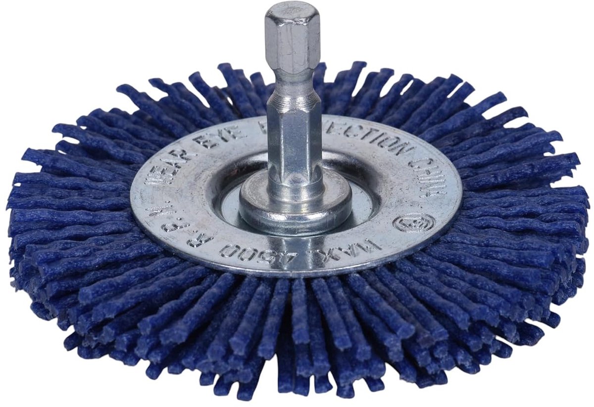 Boor en Gereedschap 77433 Fijne Nylon Schuurende Radiale Borstel, 3 Inch
