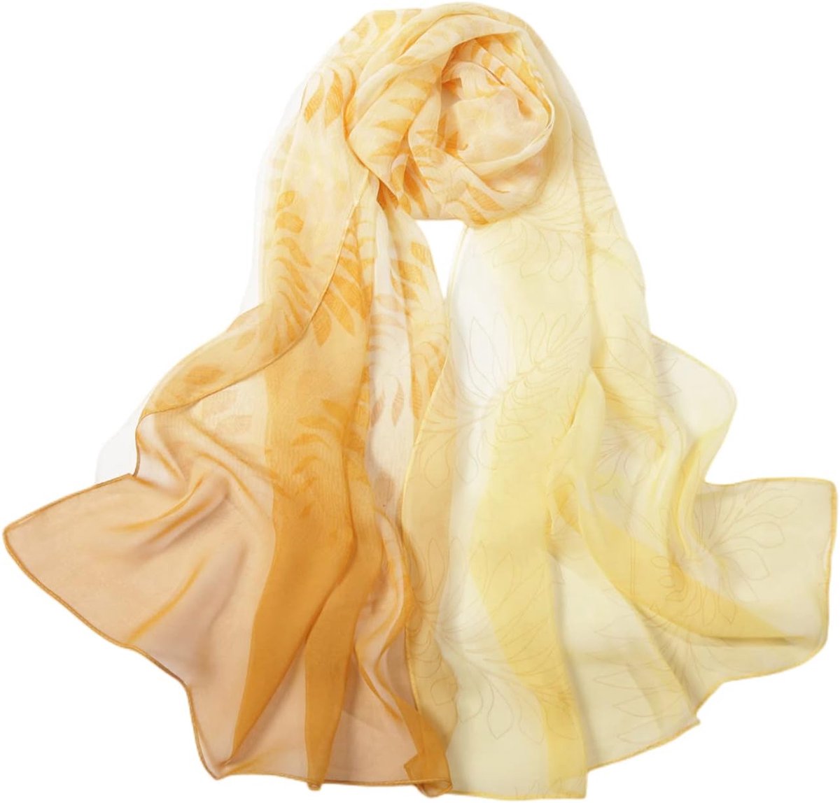 Sjaals & doeken voor dames, zijden sjaals voor dames, lichte zijden doek, chiffon, zijde, sjaal, halsdoek, geschenk, vrouwen, 20A41, DA4107, 160x50.8 cm