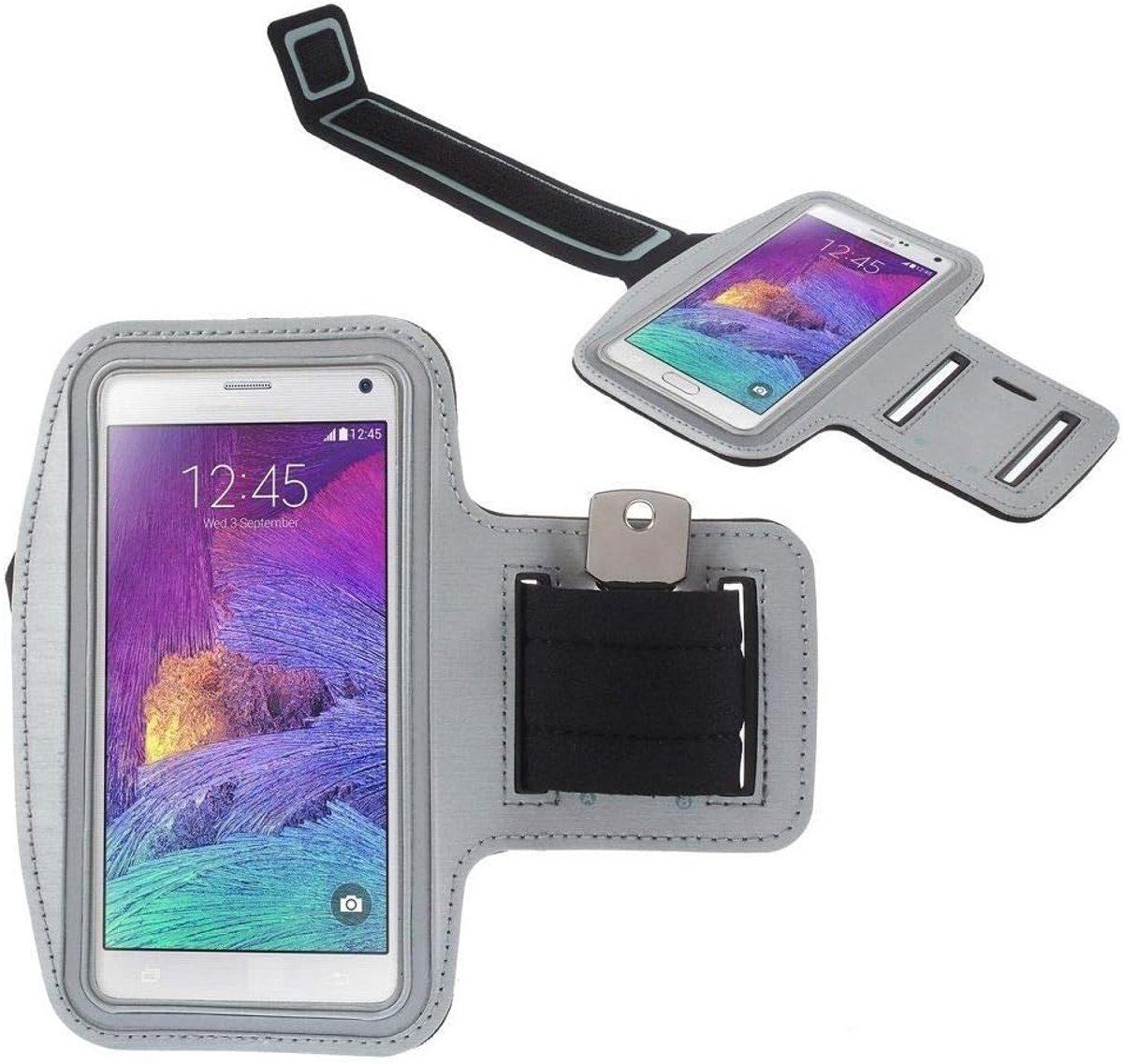 Armhoes Armband Sport Running Fiets Wandelen Fietsen Gym voor GiONEE Elife S10B - Grijs